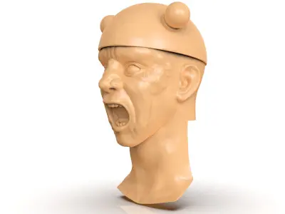 Electrocuted Man 3D print model
