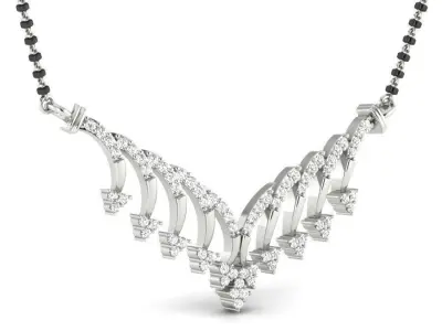 Luxury Necklace Diamonds  3D print model