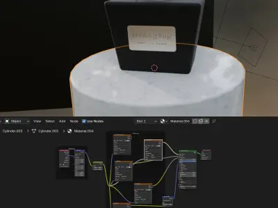 luxury 3d perfume bottle Low-poly 3D model