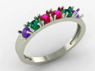 modern minimalistic ring 3D print model