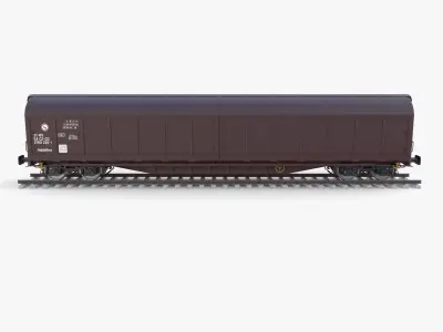 CFR Habis Sliding Door Wagon 339 Rail Car v2 3D model