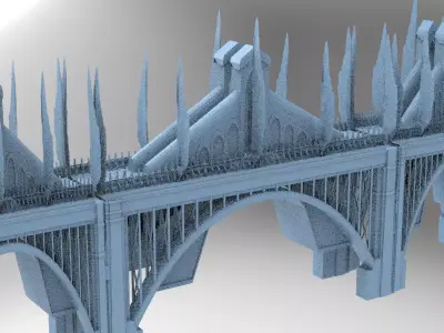 At Deco Bridge 5  3D model