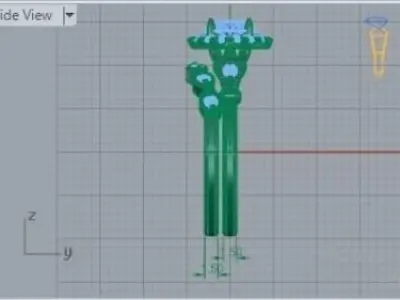 Two Part Engagement Ring 267 3D print model