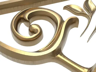  decorative pattern ready for 3D printing 3D model