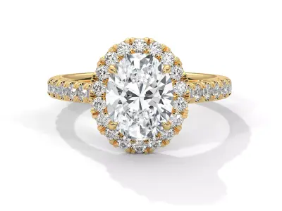 solitaire ring with detail images and 360 render videos 31 3D print model