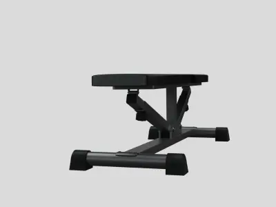Training Bench Free low-poly 3D model
