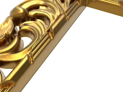 carved frame 3D model 51