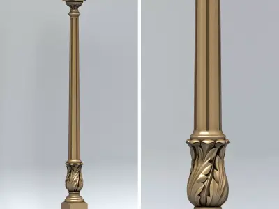 Baluster 003a 3D model
