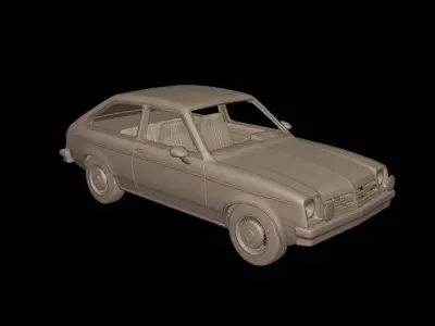 chevrolet br chevette sl 1976 3d print model 3D print model