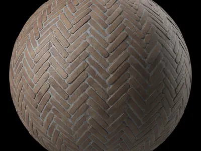 Pavement Materials 55- Stone Paving Sbsar Pbr 4k Seamless Texture
