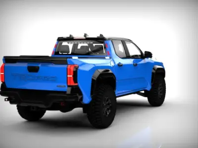 Toyota Tacoma TRD PRO 2024  Low-poly 3D model
