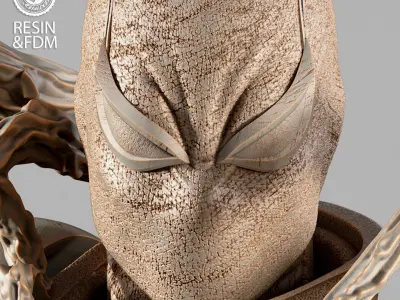 Wicked Marvel Agent Venom Portrait Bust 3D print model