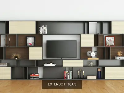 Shelves EXTENDO 15 models 3D Model Collection