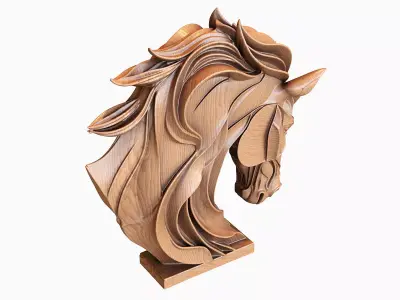 Horse stand 3D model