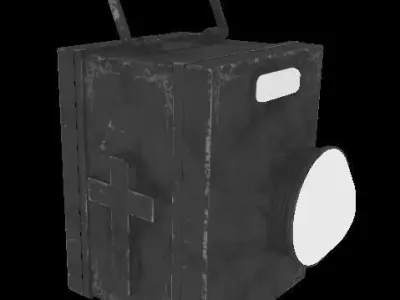 Uvlight 3D Model Low-poly 3D model