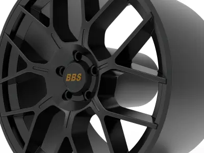 BBS XR wheel 3d print model 3D print model