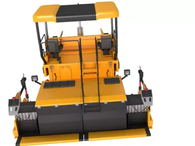 Asphalt Paver 3D model