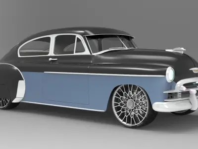 Chevy Fleetline Coupe Custom 1949 3D model