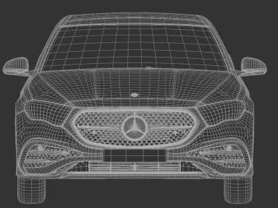 Mercedes Class E 2023 3D model