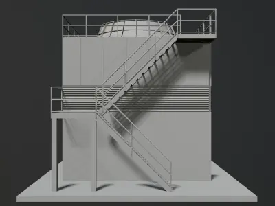 Industrial building 2023-0004 3D model