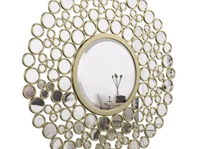 Kentwood Round Wall Mirror VKGL1574 3D model