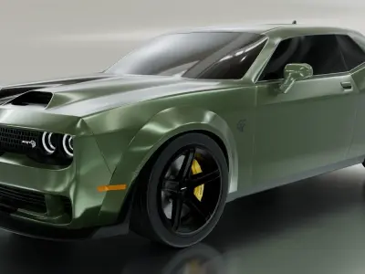 Dodge Challenger SRT Hellcat 3D model