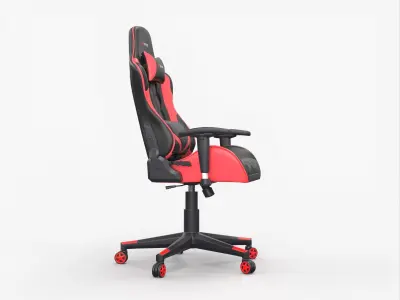 GTForce PRO GT Reclining Sports Racing Gaming Chair 3D model
