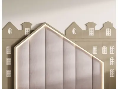 Kids Wall Panel 5 3D model