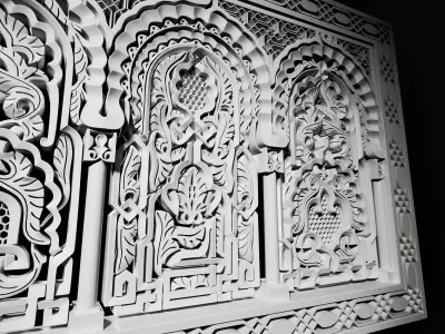 Islamic Wall  Ornament 3D print model