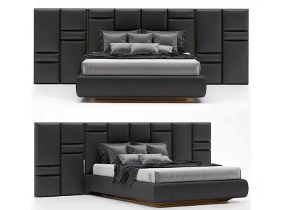 Luxury Style Luxxu Chateau Bed Design 3D Model 3D model