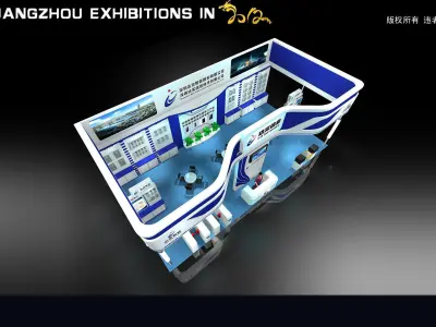 Exhibition - Area - 12X6-3DMAX8-01 3D model