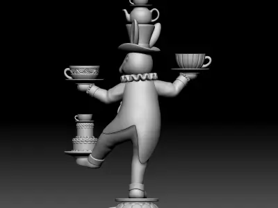 Rabbit - disney - deco - 010 3D print model