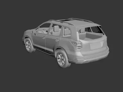Subaru Forester 2017 3D print model