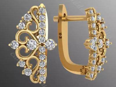 Earrings  od85 3D print model