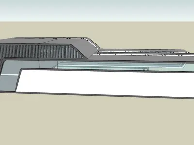 car showroom contemporary 3dsketchup model 3D model