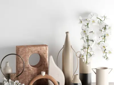 Decoration set 19 by West Elm 3D model