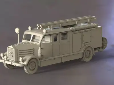  fire engine 3D print model
