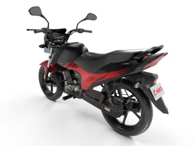 Hero Glamour Low-poly 3D model