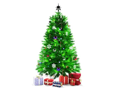 Christmas tree 3D model 12