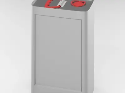 Engine oil canister 3D model