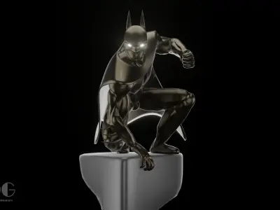 Bat Ornament 3D model