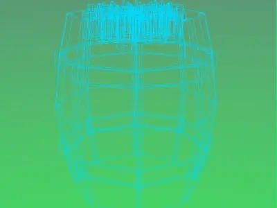 TNT Barrel Free low-poly 3D model