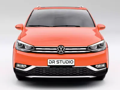 Volkswagen Cross Touran L 280 TSI 2021 Low-poly 3D model