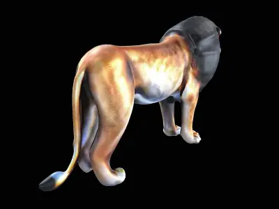 Lion Cartoon 3D model buy