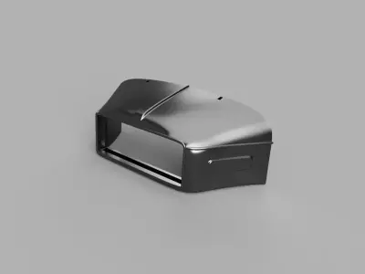 Praga V3S modified HOOD --addon-- Free 3D print model