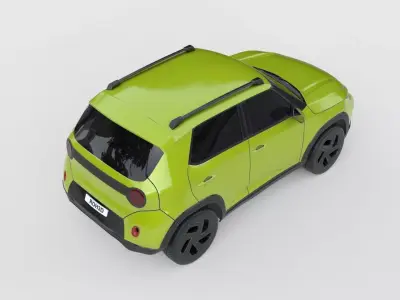 Generic Adventure-Style EV SUV 3D model