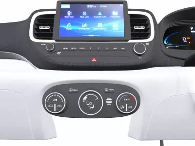 Hyundai Venue Turbo Dashboard Low-poly 3D model