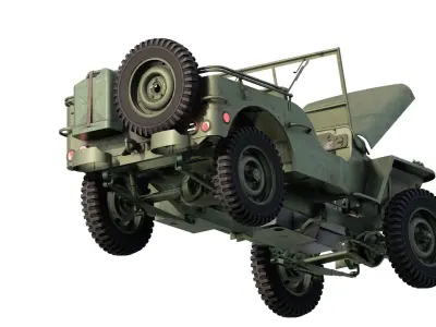WILLYS JEEP 1940S 3D model