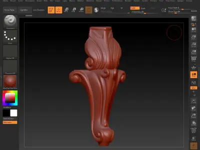 Furniture Legs Tables Chairs CNC Wood 1005 3D print model
