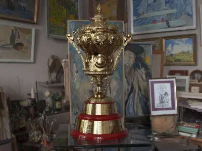 Formula1 British GP Royal Automobile Club trophy- PBR- Printable 3D model